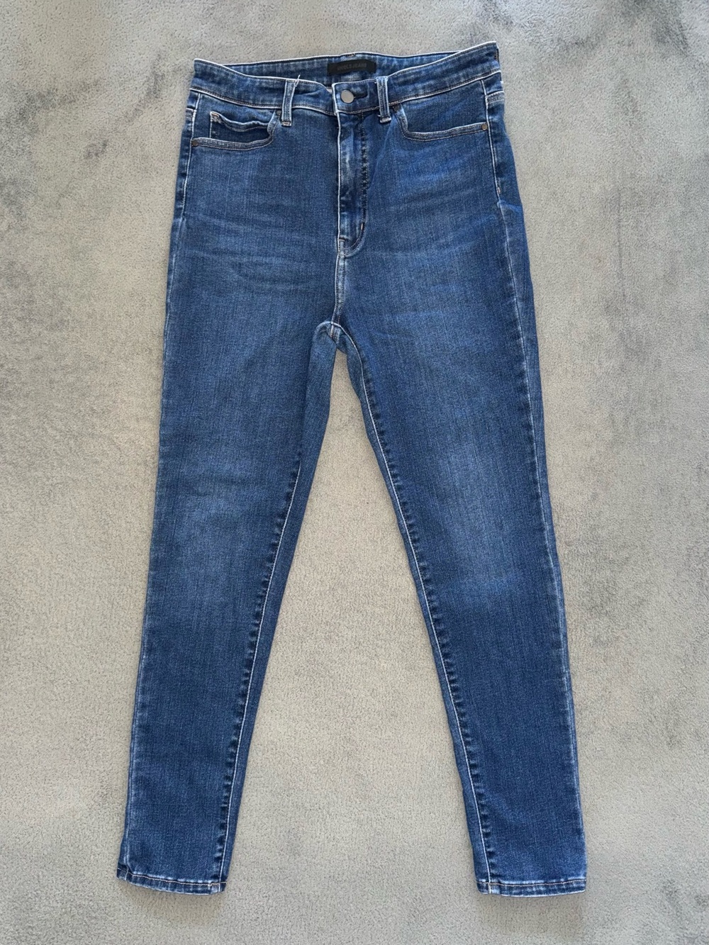 UNIQLO Jeans Women’s 29 High Rise Ultra Stretch Skinny Tapered Blue Jeans